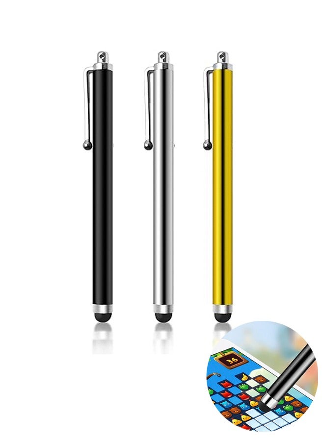 3Pcs Stylus Pen for Touch Screen Stylus Pen for iPad Tablet Stylus Pencil High Sensitivity  Fine Point Universal for Android/Phone/iPad Pro/Air/Android/and All Devices Lightweight 9.0 Handwriting Pen - Image 1